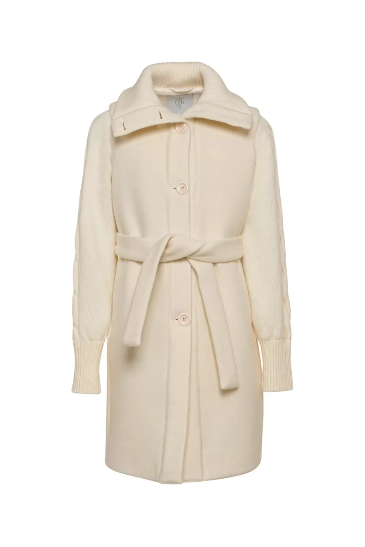 Coat With Belt Ai23^Eleventy Milano Cheap