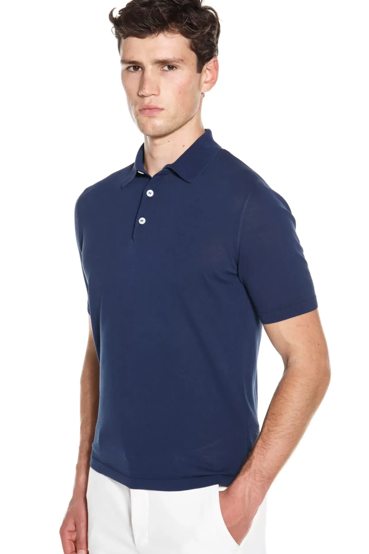 Knitted Polo^Eleventy Milano Store