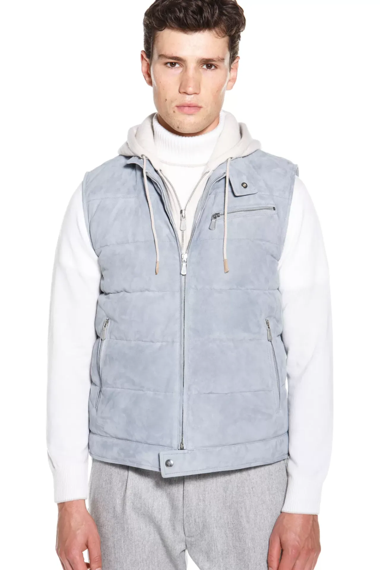 Leather Vest Fw23^Eleventy Milano Flash Sale