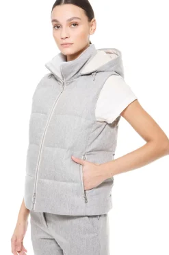 Padded Vest Fw23^Eleventy Milano Shop