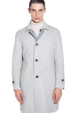 Reversible Single-Breasted Coat Fw23^Eleventy Milano Hot