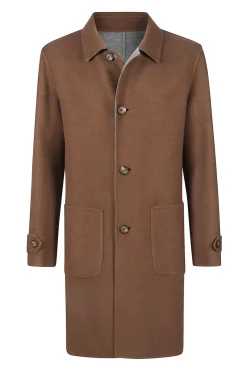 Reversible Single-Breasted Coat Fw23^Eleventy Milano Fashion