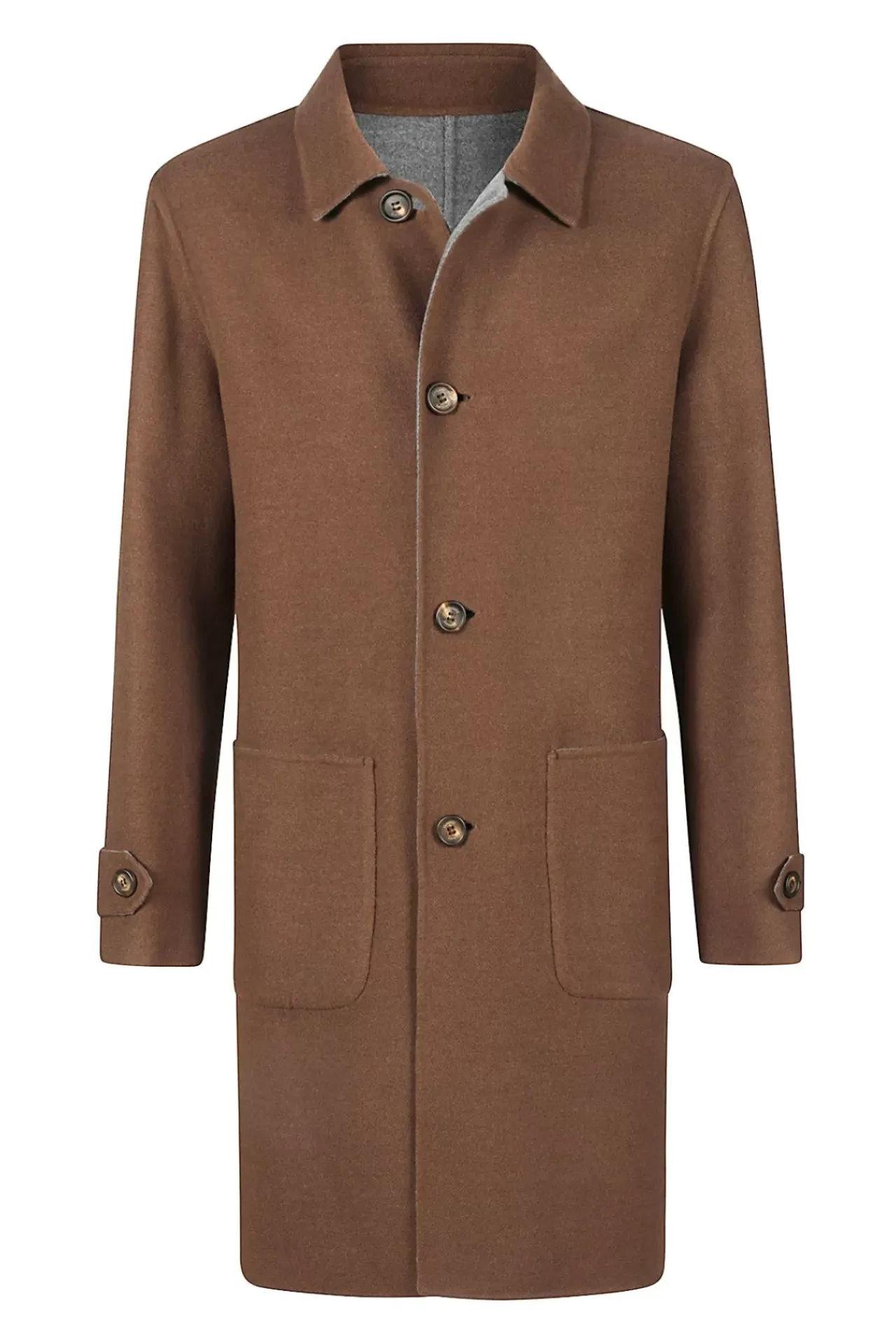 Reversible Single-Breasted Coat Fw23^Eleventy Milano Fashion