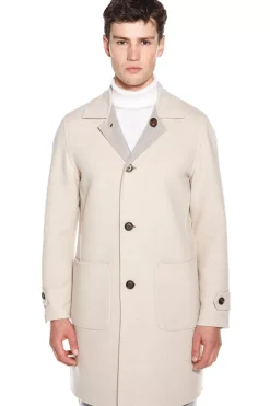 Reversible Single-Breasted Coat Fw23^Eleventy Milano Fashion