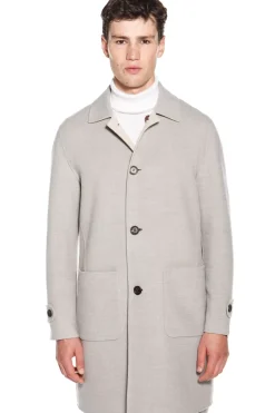 Reversible Single-Breasted Coat Fw23^Eleventy Milano Fashion