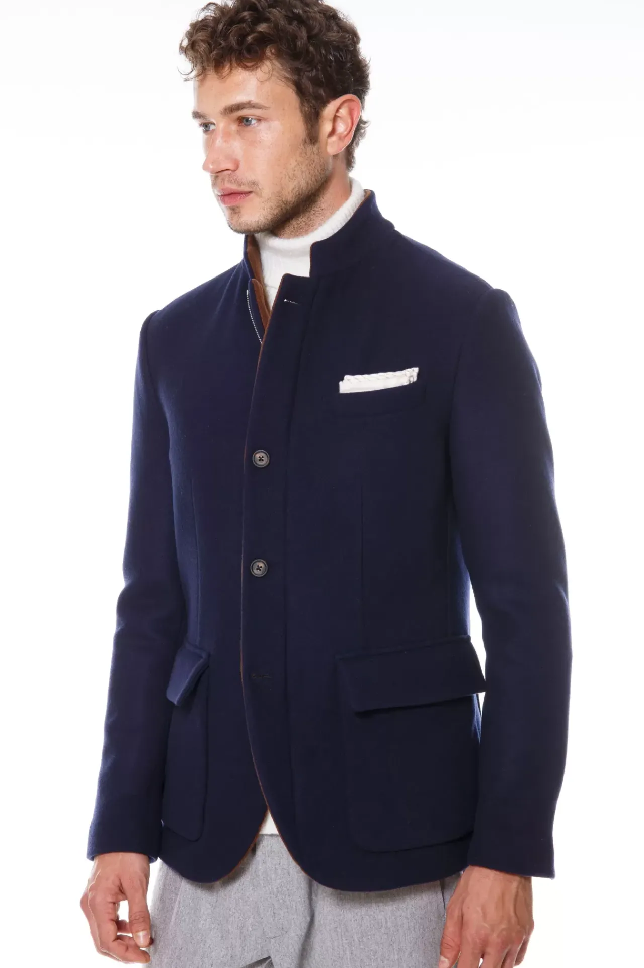 Stand Neck Jacket Fw23^Eleventy Milano Discount